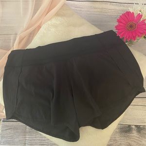 Lululemon black size 12 running shorts